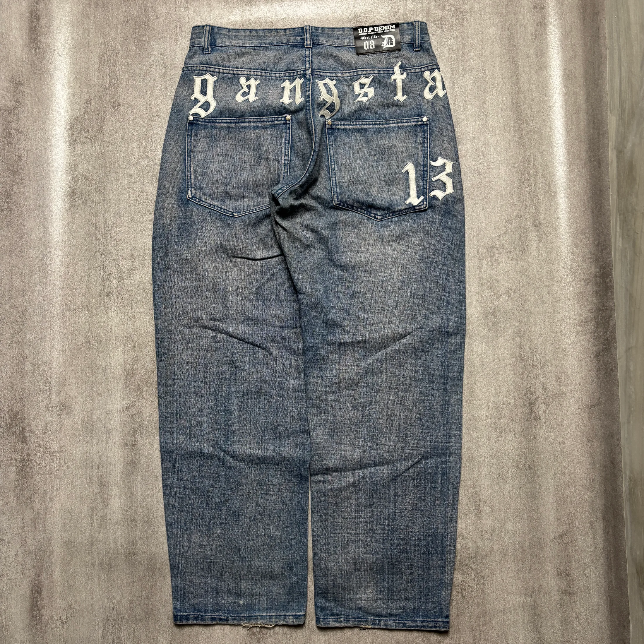 GANGSTA 13 LA DOP DENIM JEANS