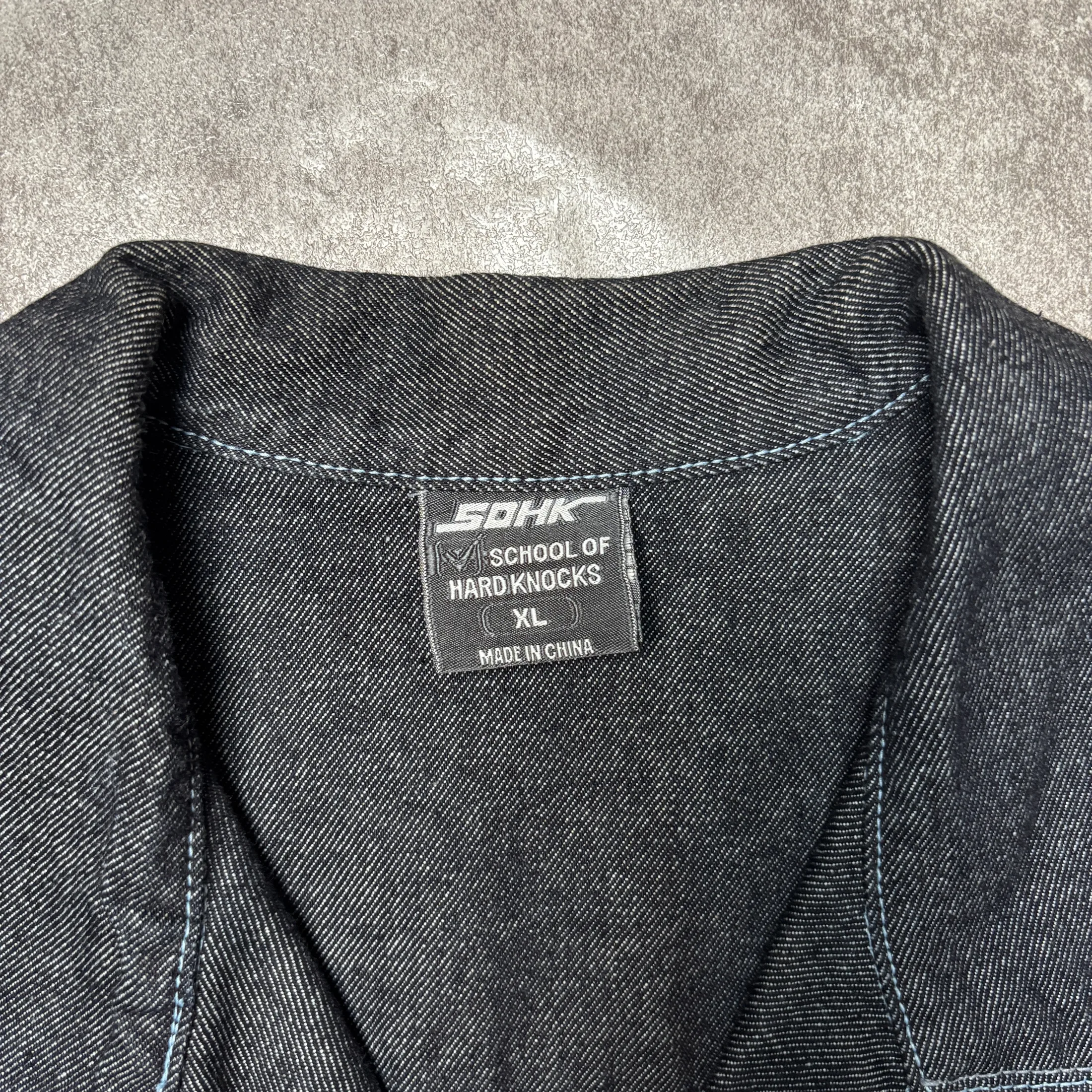 SCHOOL OF HARD KNOCKS (SOHK) TRUCKER JEANS 5