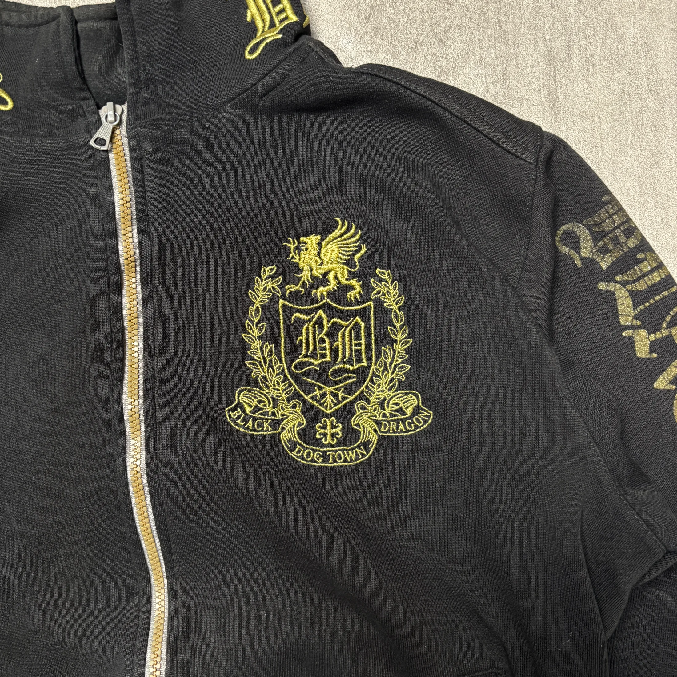 DOG TOWN ZIPPER GOLD EMBROIDERY 7