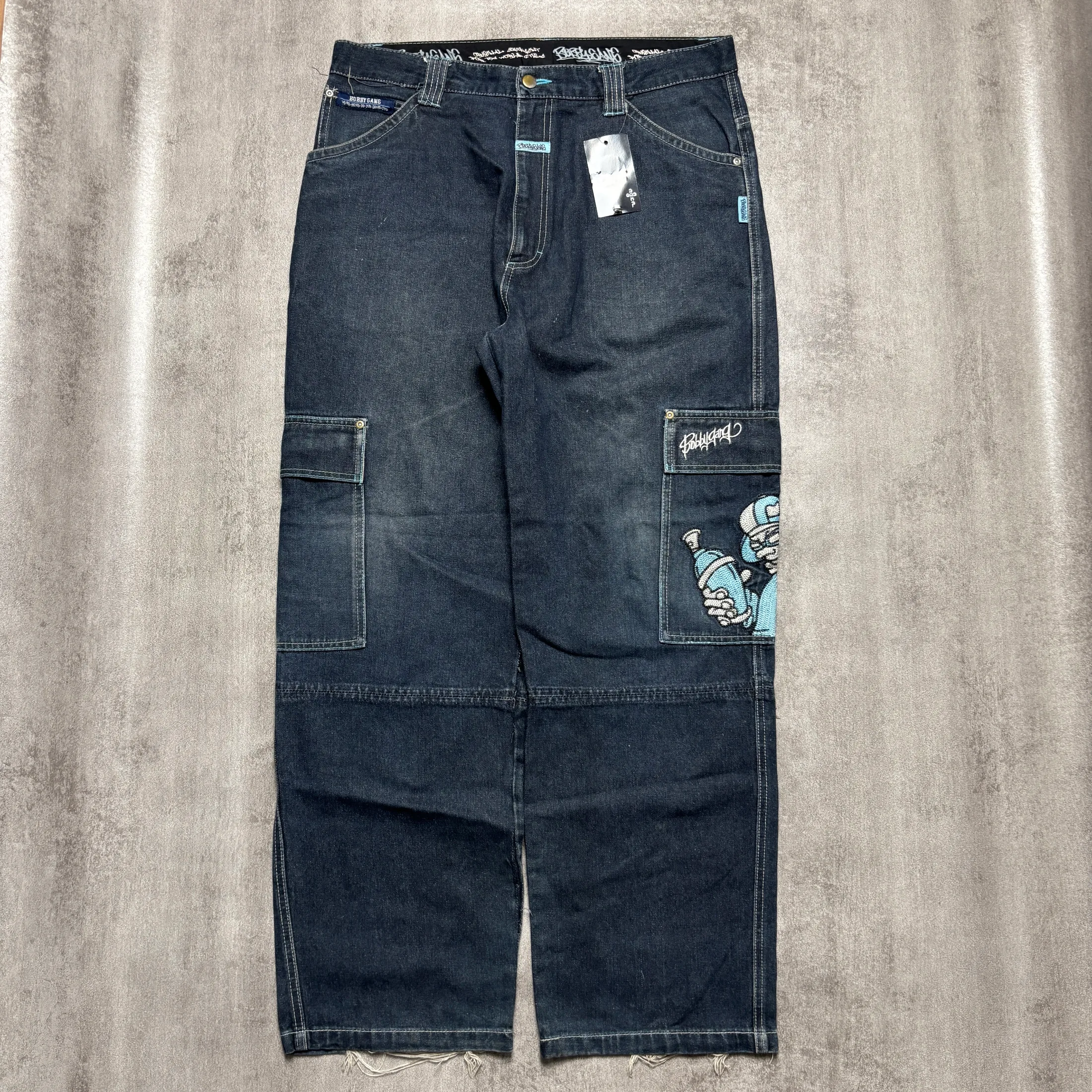 VTG BOBBY GANG ART LONG JEANS