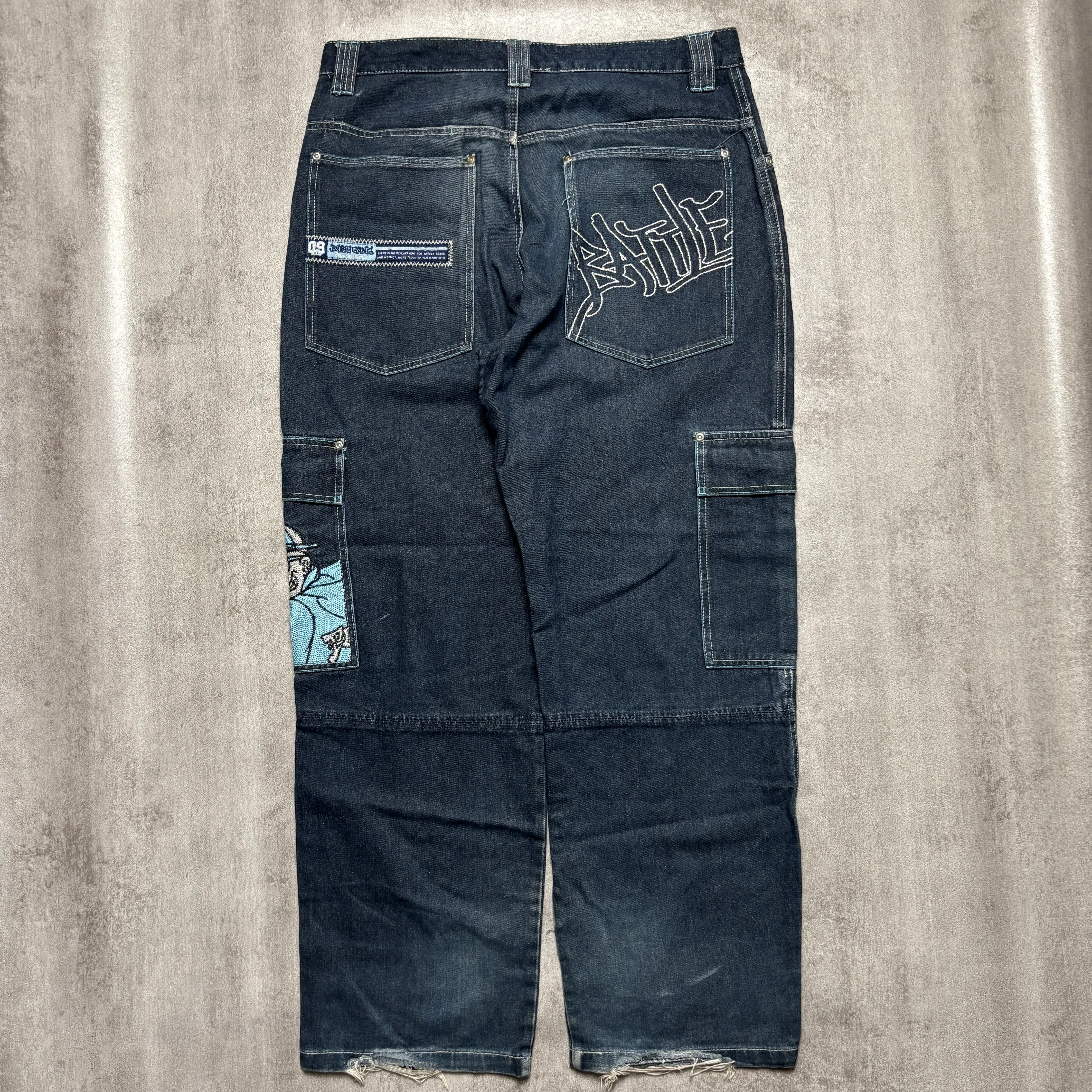 VTG BOBBY GANG ART LONG JEANS 3